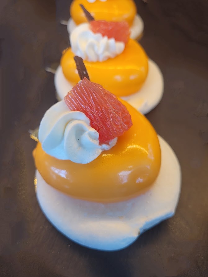 Entremet Litchi-Pamplemousse