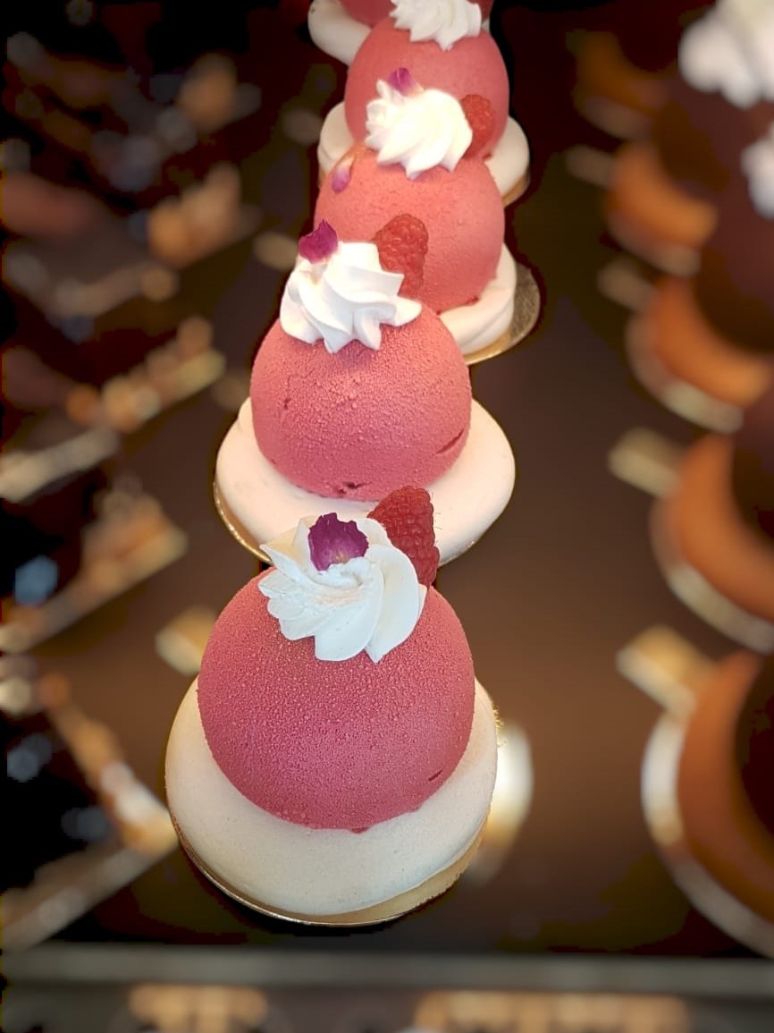 Entremet Fraise Framboise