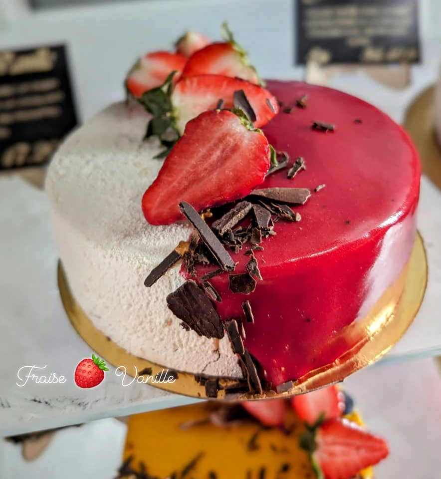 Entremet Fraise - Vanille