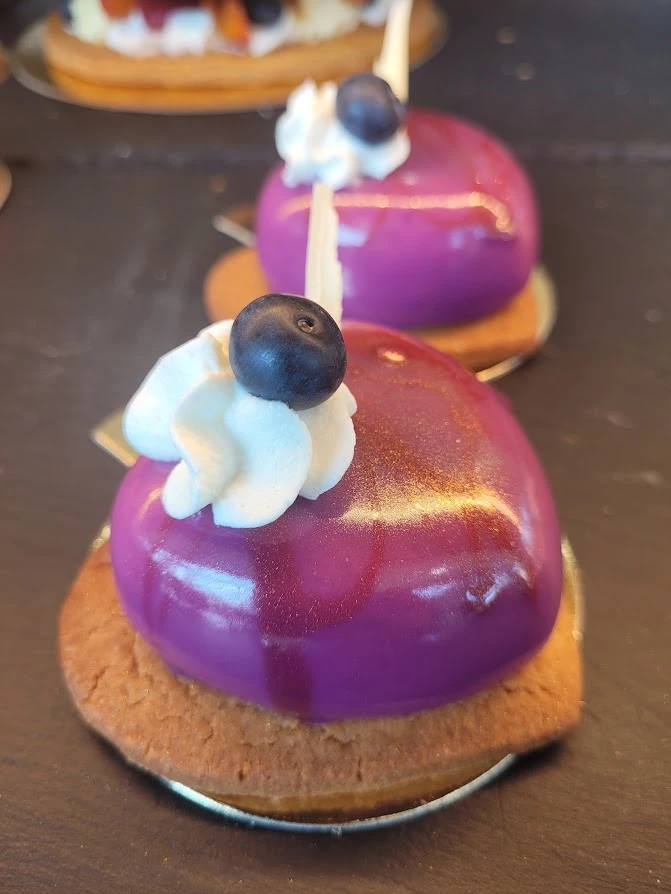 Entremet Cassis Griotte