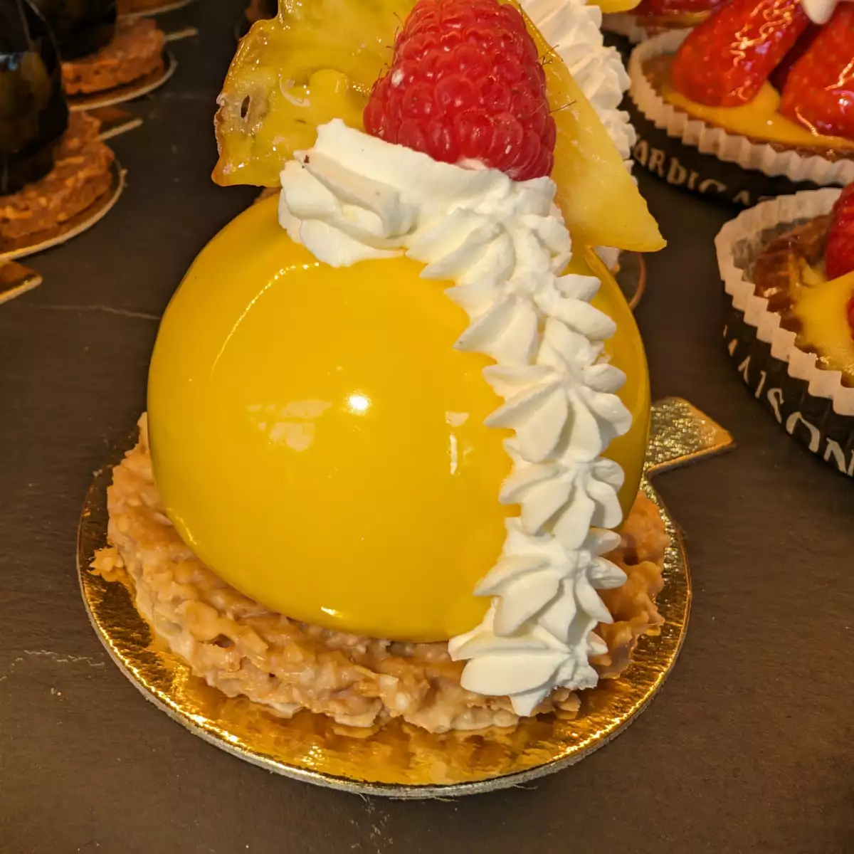 Entremet Mousse Mangue Ananas