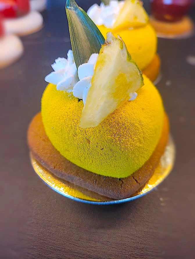 Entremet Mousse Mangue Ananas